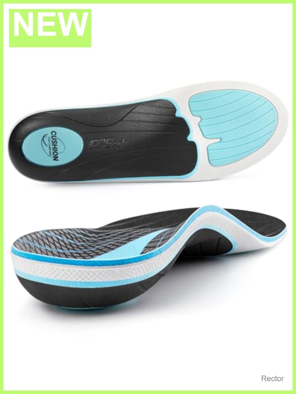 Heavy Duty High Arch Support Insoles Plantar Fasciitis Relief Orthotic Inserts